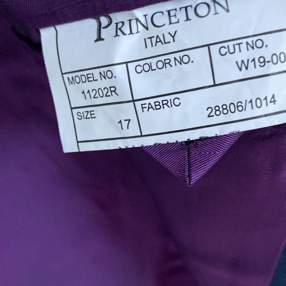 Princeton navy Italian wool boys 17-18 suit - Picture 11 of 13